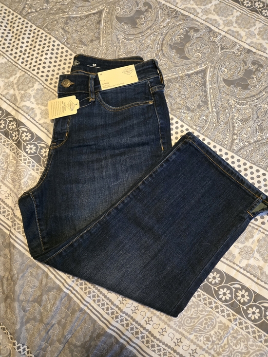 St. John's Bay Denim - St. John's Bay Dark Blue Capri Jeans Size 10 NWT